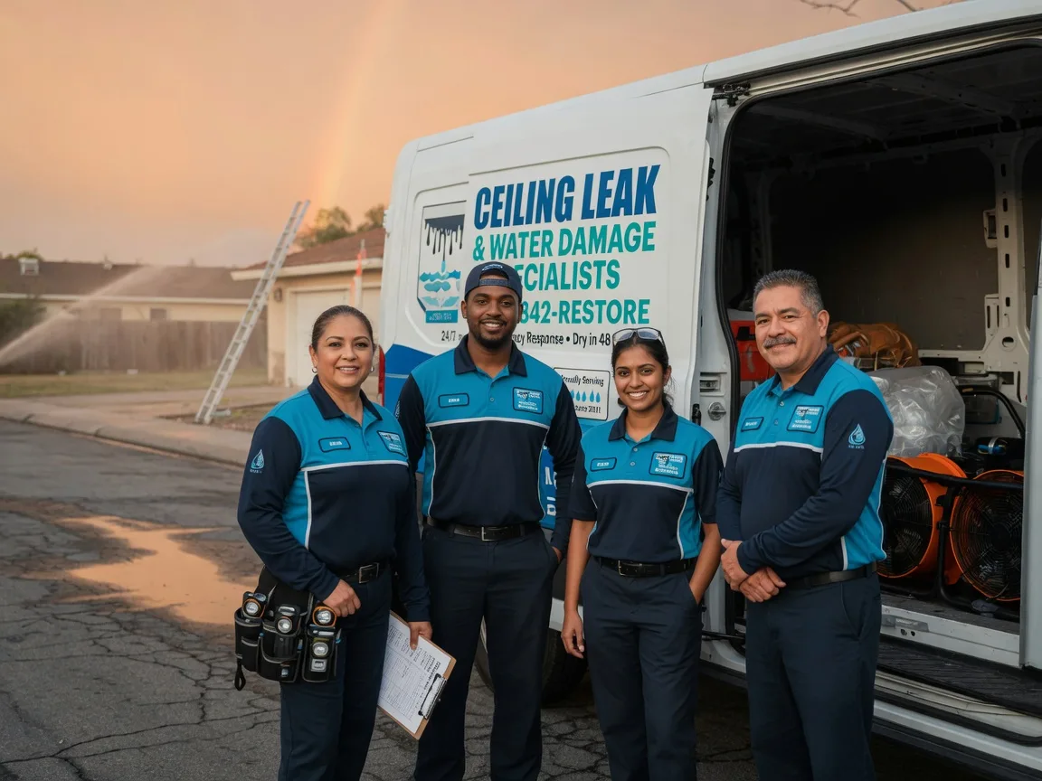 Ceiling Leak Cleanup company in La Rue, OH