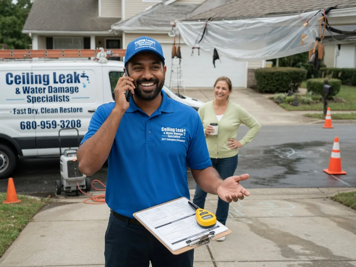 Ceiling Leak Cleanup La Rue, OH FAQs